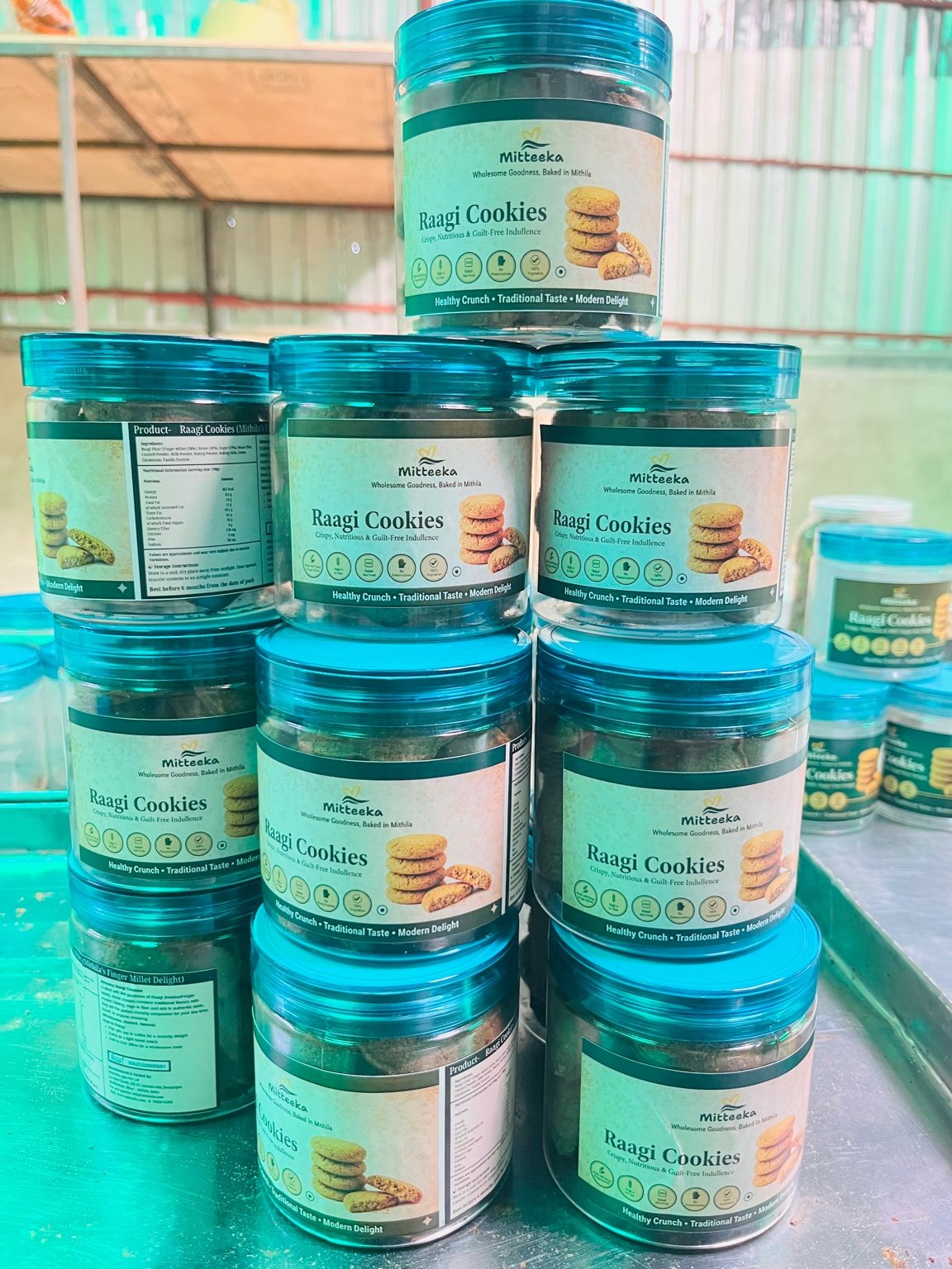 Mitteeka Raagi Cookies, Finger Millet Wholesome Cookies, Vegetarian, No Preservatives, 200G - Image 2